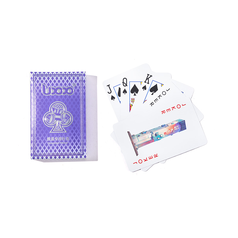 Baraja de cartas de póquer flexible y duradera de PVC