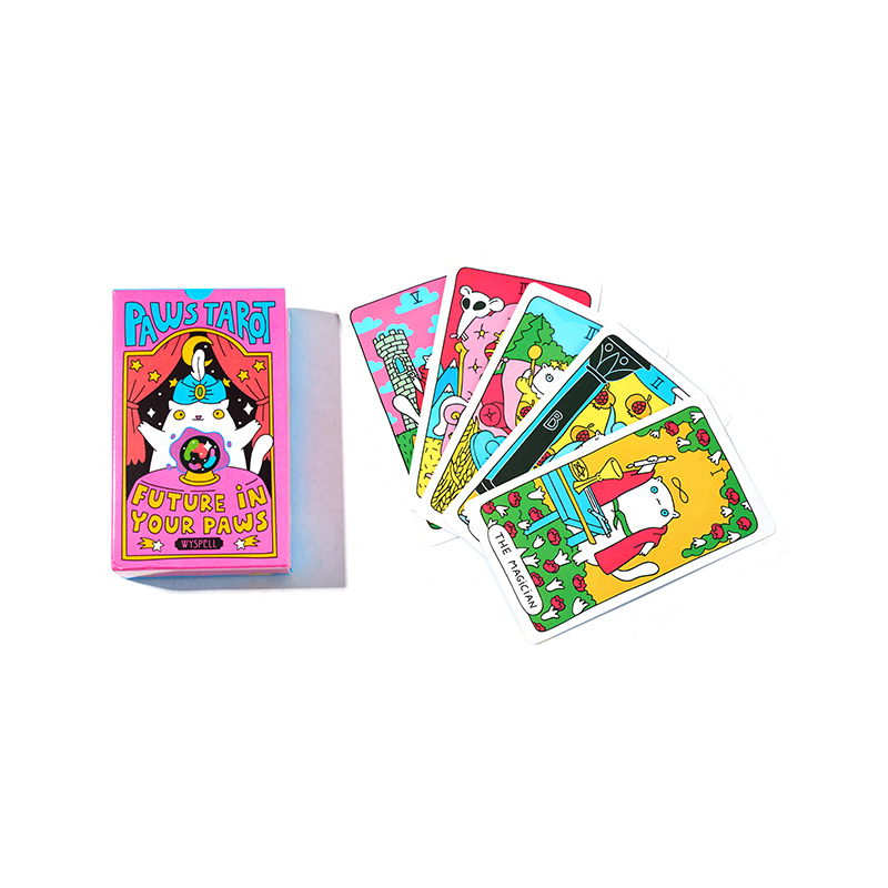 Baraja de meditación espiritual con cartas artísticas del tarot