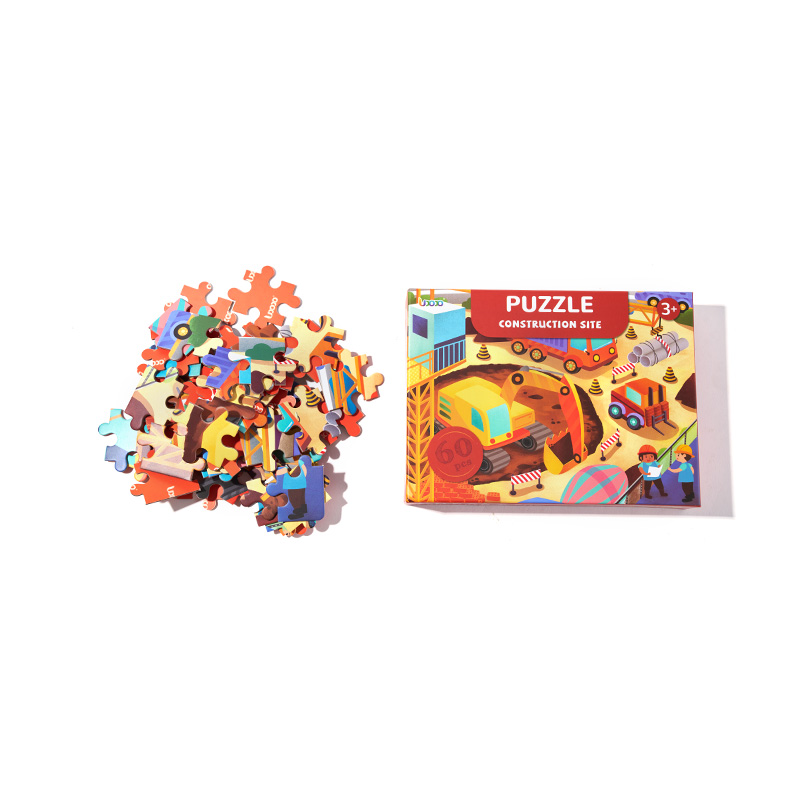 Conjunto de refuerzo cerebral con rompecabezas para niños de educación temprana