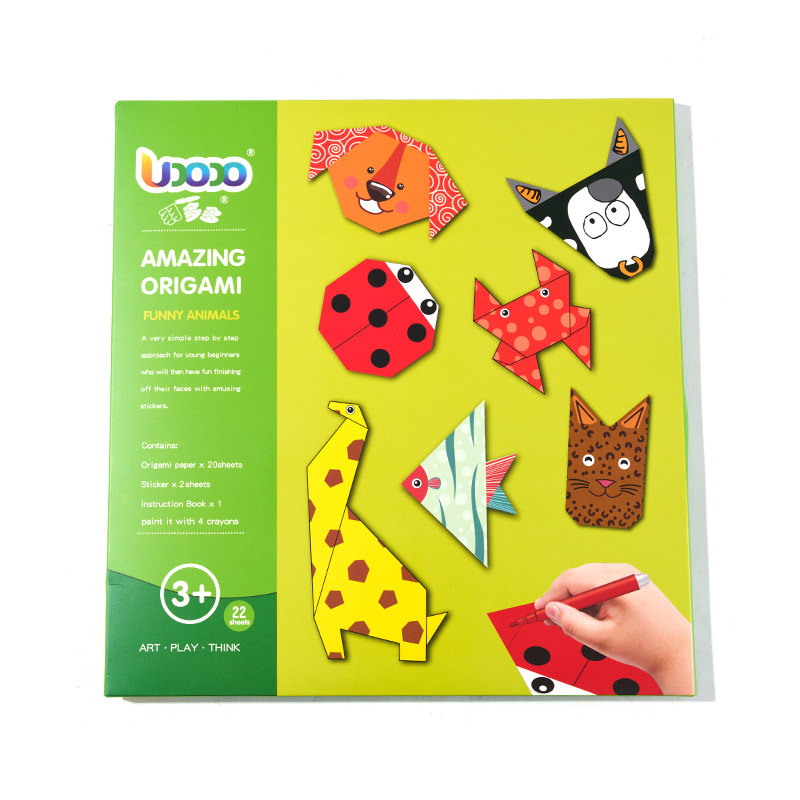 Kit de manualidades de origami STEAM Juego de papel plegable educativo