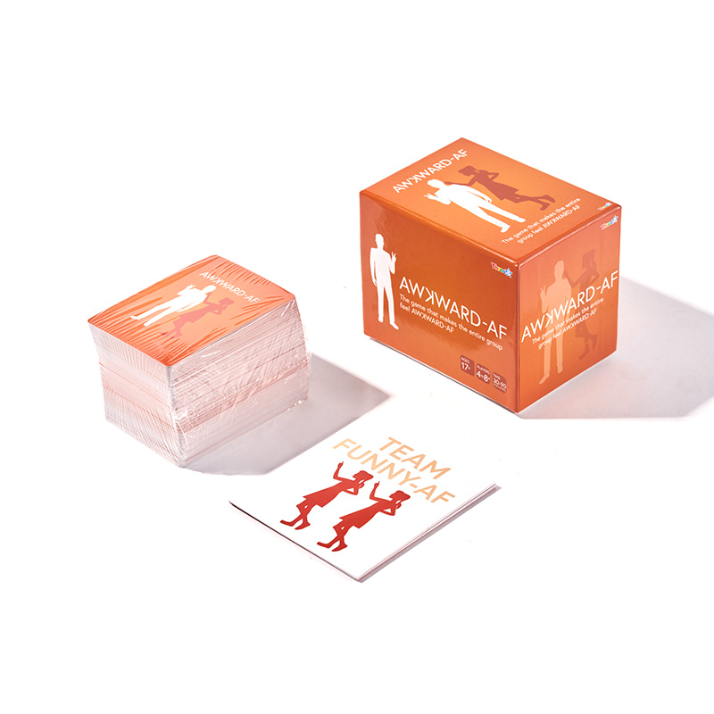 Juego interactivo de tarjetas de diversión para fiestas familiares