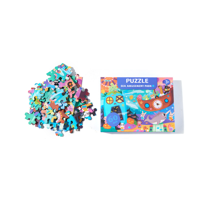 Juego de juguetes de aprendizaje Montessori Kids Jigsaw Puzzle