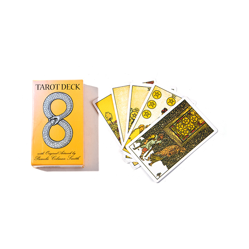 Juego de barajas de adivinación de cartas de tarot clásicas