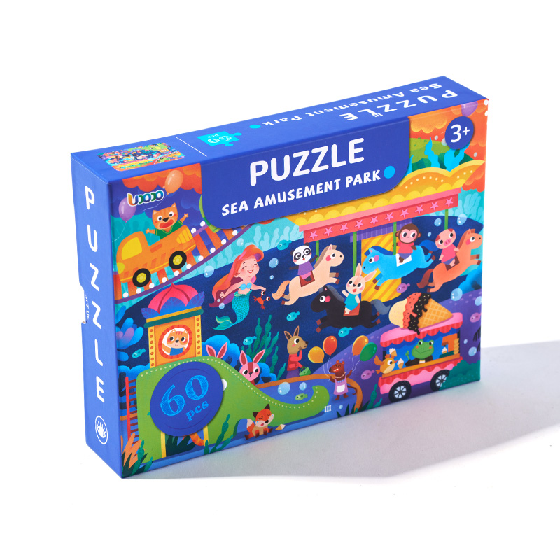 Conjunto de entrenamiento de habilidades cerebrales con rompecabezas creativo para niños