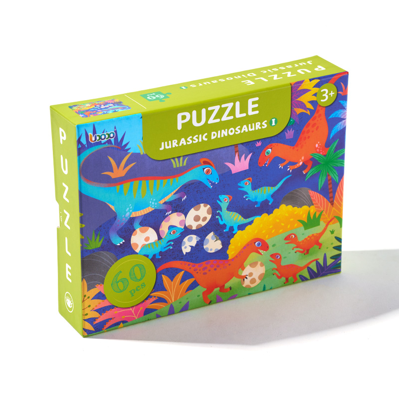 Conjunto de desarrollo cognitivo y rompecabezas de aprendizaje preescolar