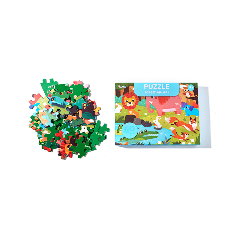 Juego educativo de rompecabezas de animales para niños