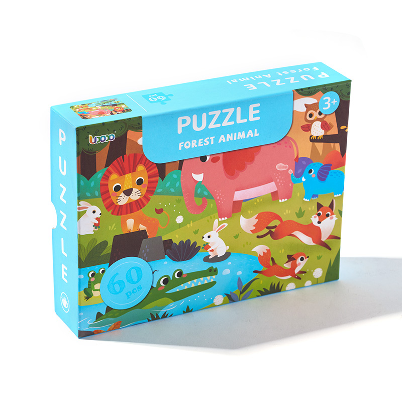 Juego educativo de rompecabezas de animales para niños