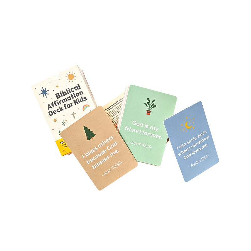 Tarjetas de afirmación bíblica para niños