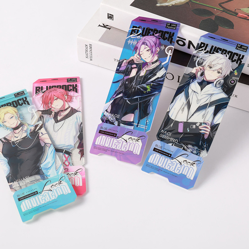Entradas láser holográficas de anime.