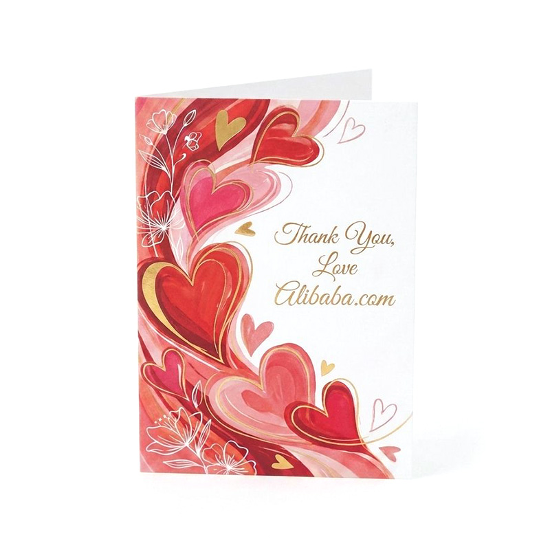 Tarjetas de felicitación de agradecimiento de corazón