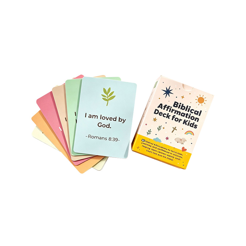 Tarjetas de afirmación bíblica para niños