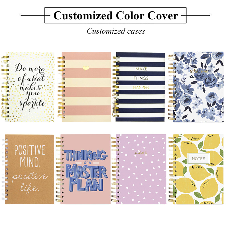 Custom Spiral Notebook with Personalized Cover and Inner Pages