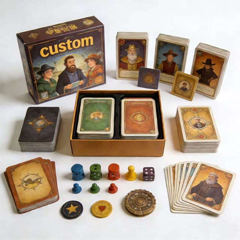 Juego de mesa diseñado a medida.