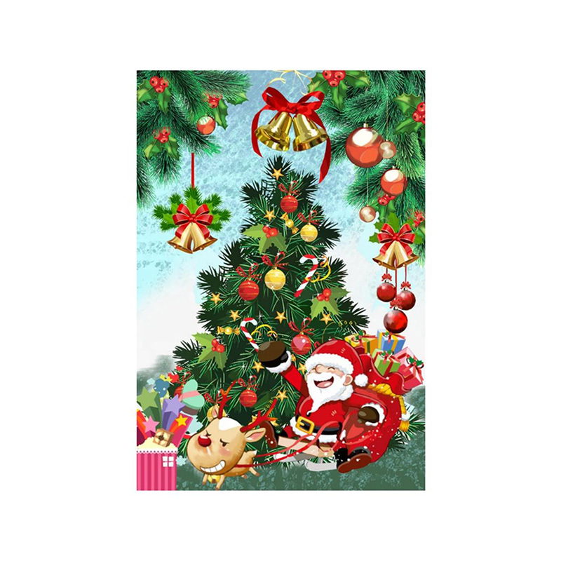 Rompecabezas irregulares de madera navideños.