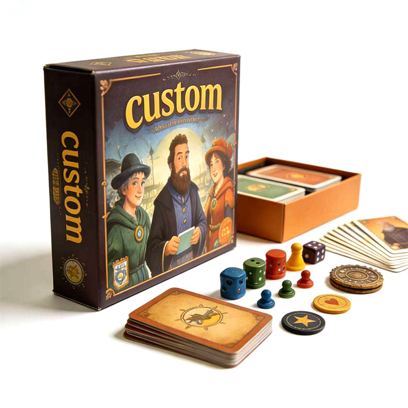 Juego de mesa diseñado a medida.