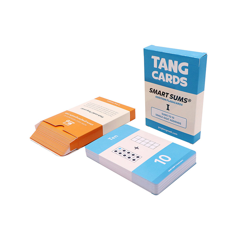Tarjetas didácticas para aprender matemáticas.