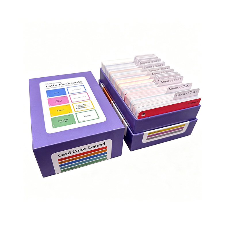 Conjunto de tarjetas flash de aprendizaje de idiomas