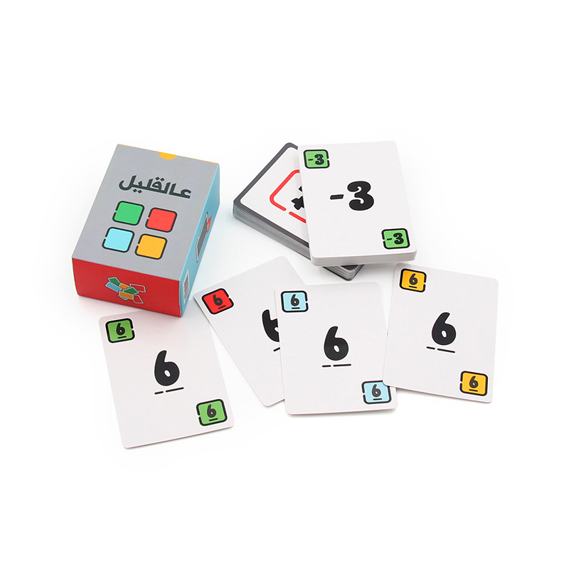 Tarjetas de aprendizaje de matemáticas numéricas