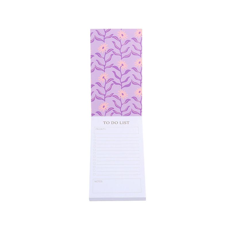 Floral To Do List Sticky Notes Pad