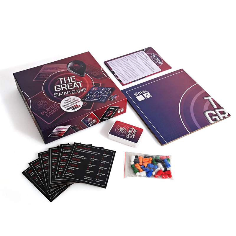 Juego de mesa de estrategia de viaje.