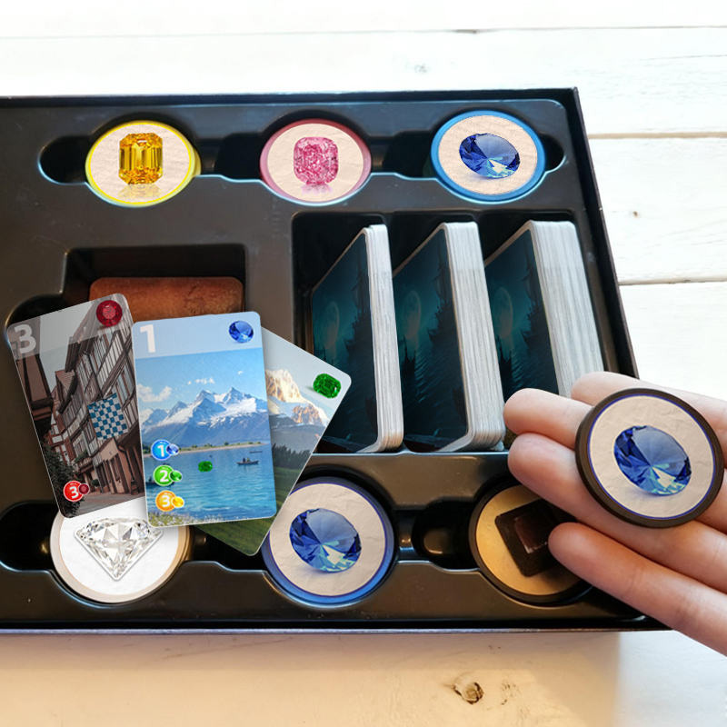Juego de mesa de cartas personalizado