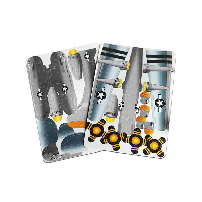 Kit de rompecabezas 3D de plástico motorizado.
