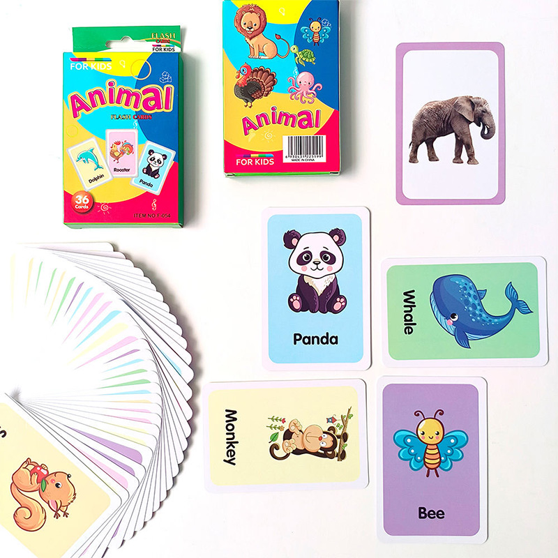 Conjunto de tarjetas flash de aprendizaje temático