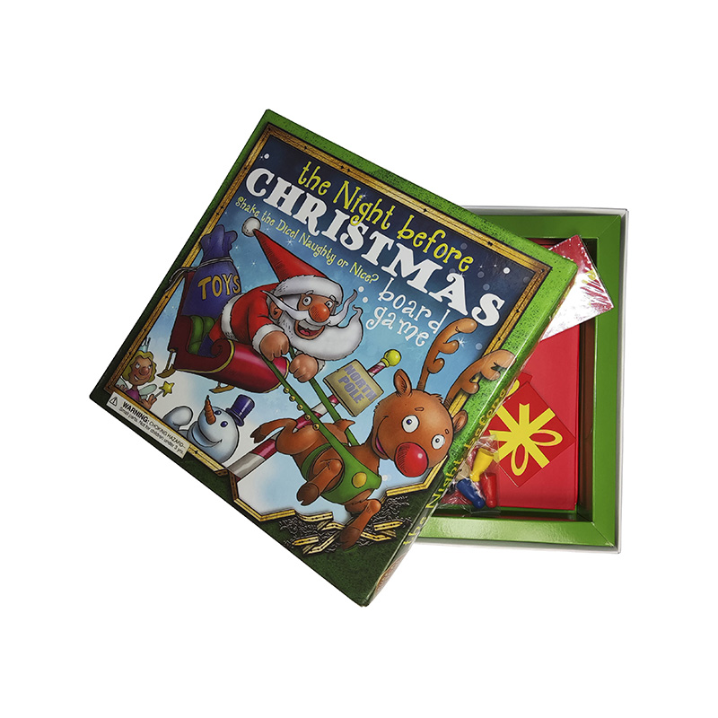 Juego de mesa familiar navideño
