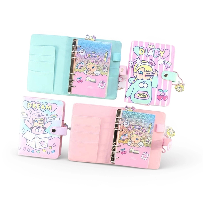 Custom Cute Leather Journal Notebook with Refillable Pages
