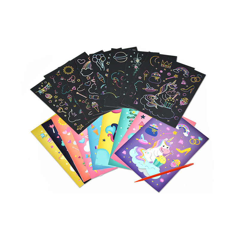 Unicorn Scratch Art Kit for Kids