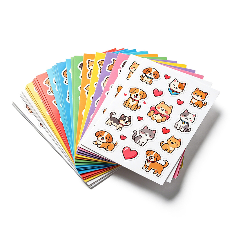 Cute Cartoon Waterproof Sticker Pack for DIY Crafts and Decoration