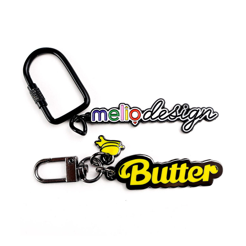Llavero de metal promocional personalizado con 9 opciones de artesanía.