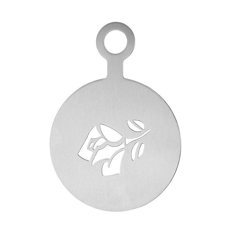 Stainless Steel Coffee Powder Decoration Stencil Set