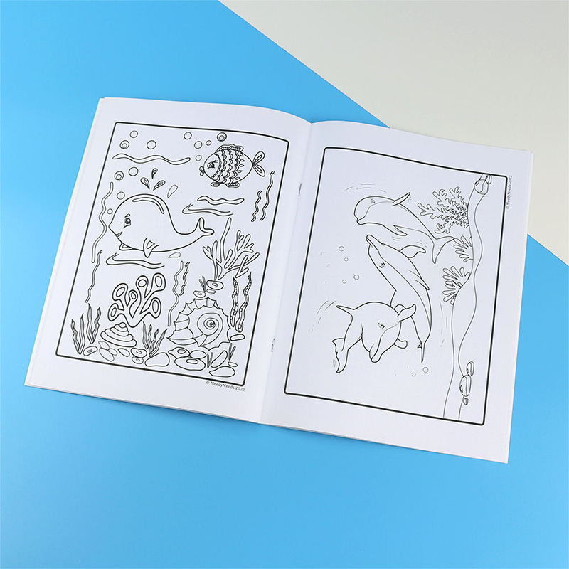 Underwater World Kids Coloring Book