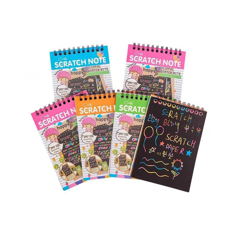 Kids Spiral Scratch Art Book