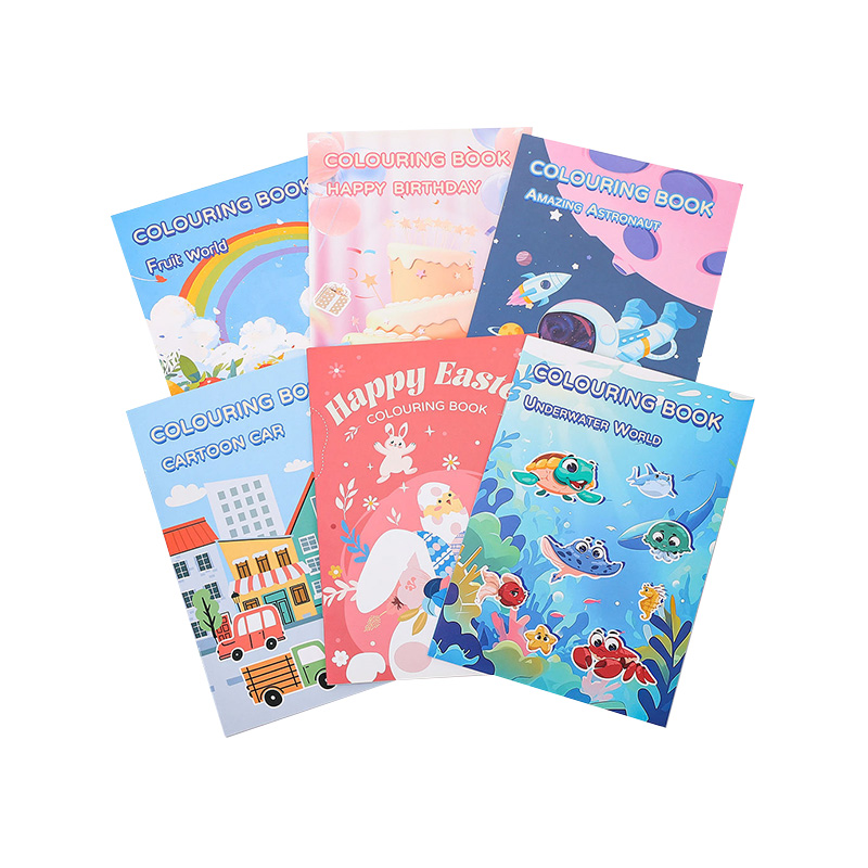 Kids Themed Coloring Book Set